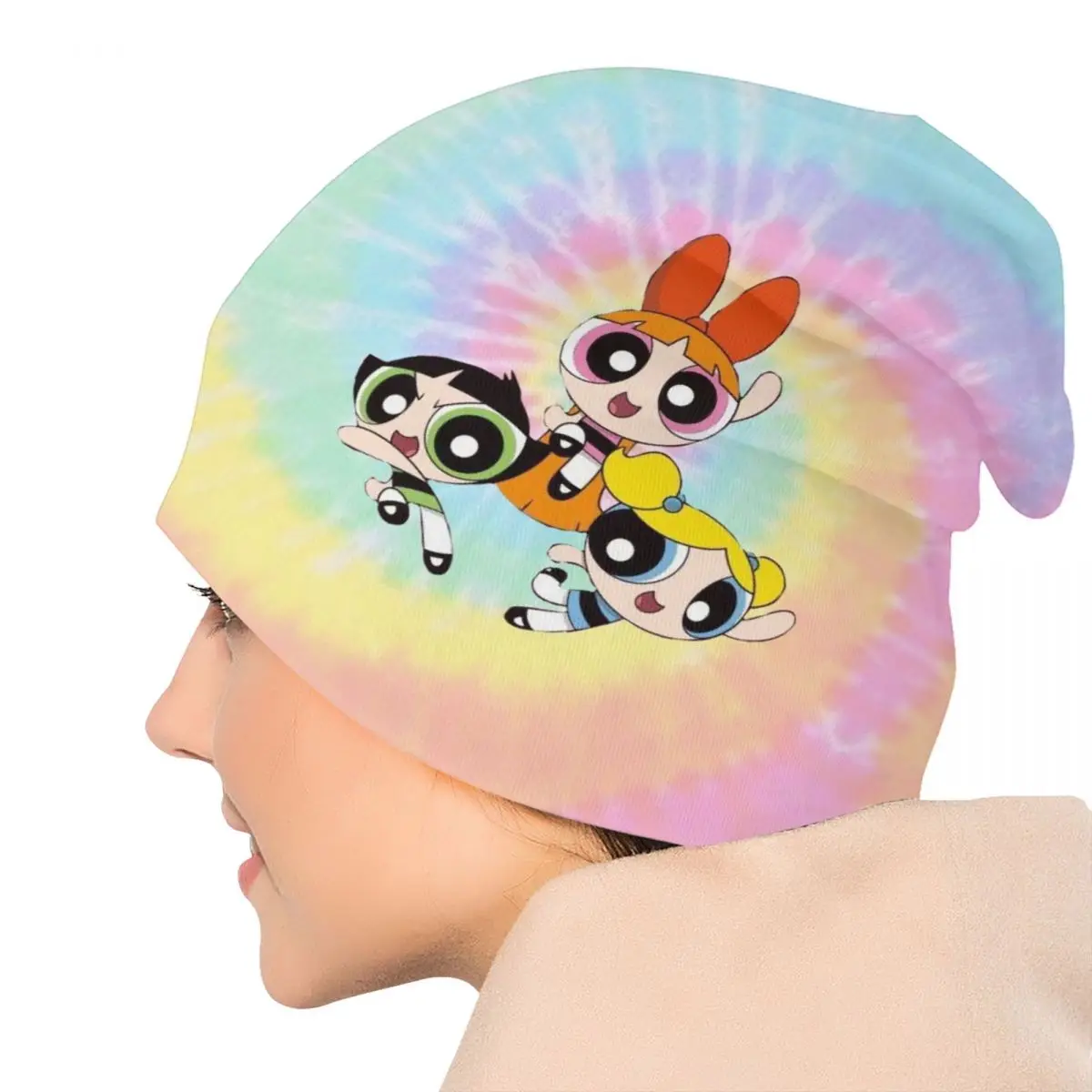 На заказ The P-Powerpuffs Girls мультфильм Skullies шапки для мужчин и женщин унисекс модная