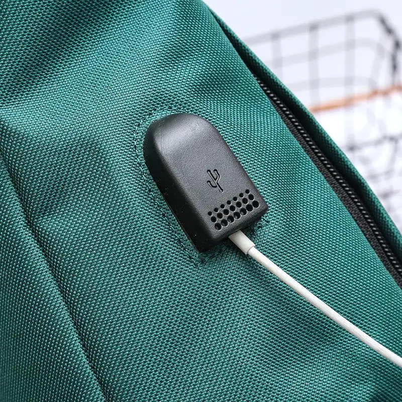Фото Модный USB рюкзак для ноутбука для женщин и мужчин, сумки на плечо, школьный ранец, женский рюкзак, рюкзаки для девочек-подростков, дорожный рюкзак №5