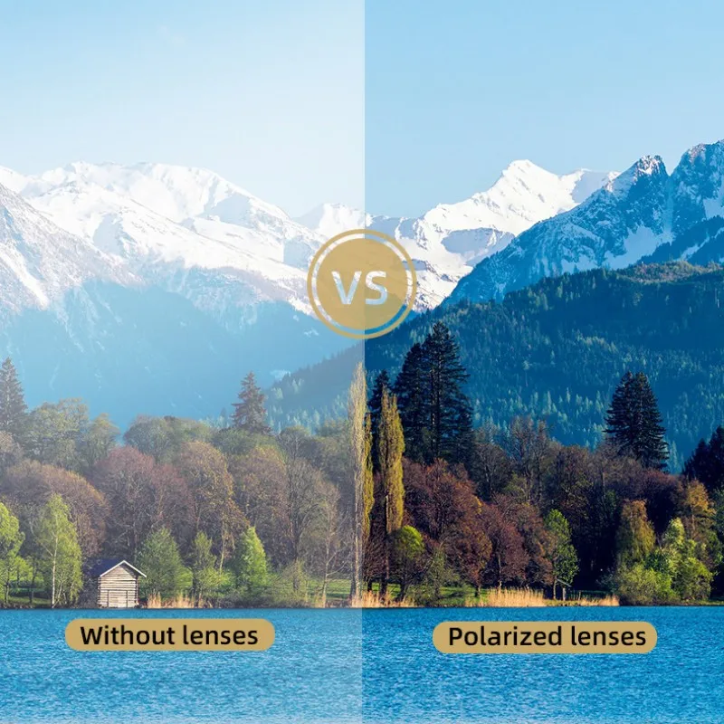 Модные четырехугольные поляризованные солнцезащитные очки в стиле ретро для