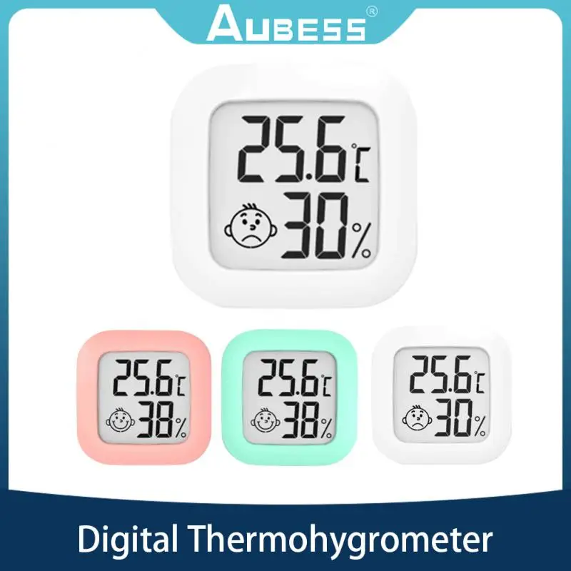 

Mini Thermohygrometer LCD Digital Thermometer Hygrometer Indoor Room Temperature Humidity Meter Sensor Gauge Weather Station