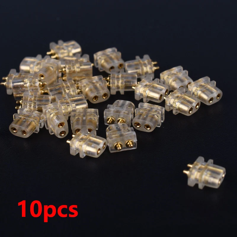 

10pcs Replacement 0.78mm 2 Pin Female Plug for UE TF10 for QDC for 1964 DIY Flat Headphone Female Socket Connector Plug