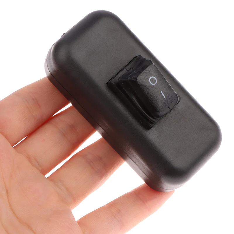 Аксессуары для переключателя питания, 1 шт., IP65, водонепроницаемый и пыленепроницаемый, 10 А, черный, ВКЛ./ВЫКЛ., светодиодный индикатор, встроенный переключатель, практичный