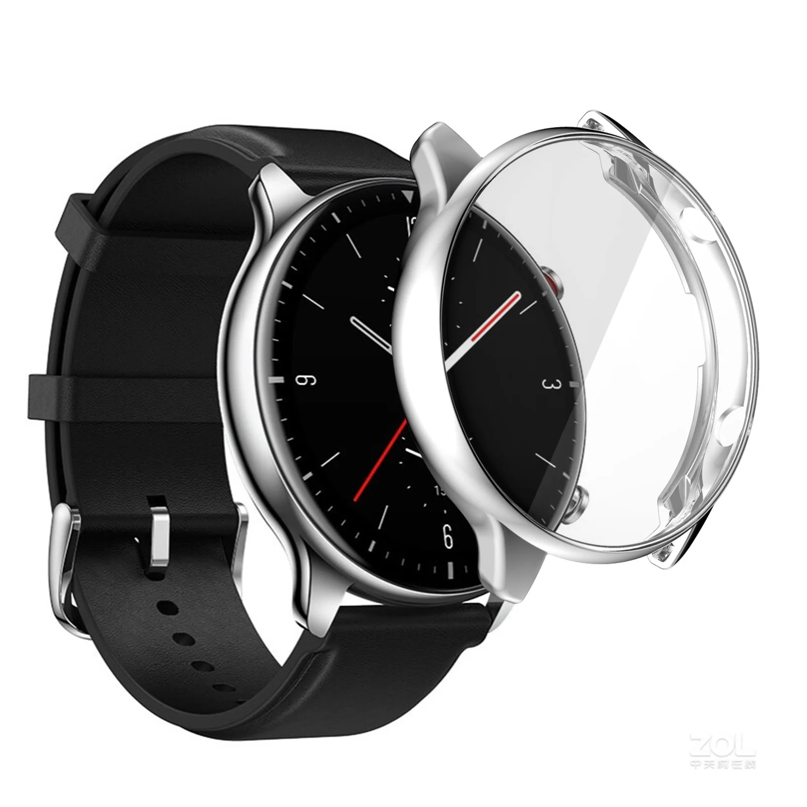 

Plating Protective Case For Amazfit GTR3 / GTR3Pro Full Screen Protector Cover TPU Shell Plating Anti-drop Case Bumper Shell