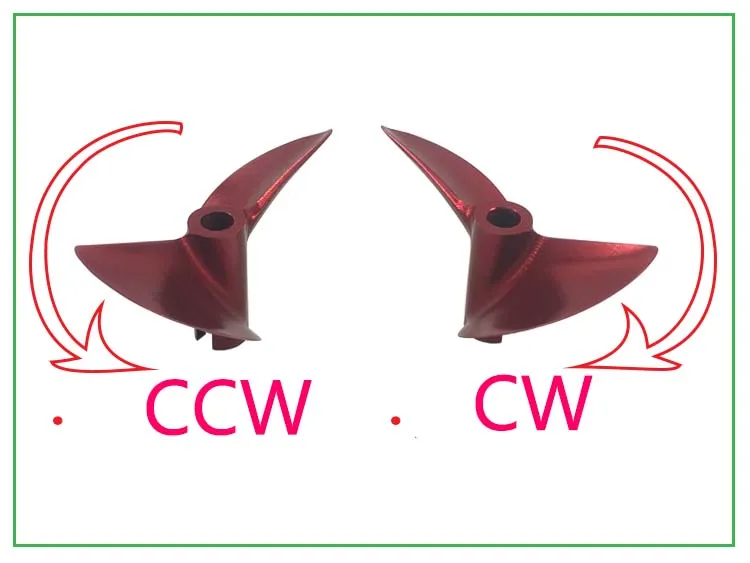 Винт высокоскоростной с большим V-образным шагом, на байонете, изготовленный из алюминиевого сплава на станке с ЧПУ, с диаметром отверстия 45 мм и шагом 1,9, для гоночной электрической лодки серии Cat.
