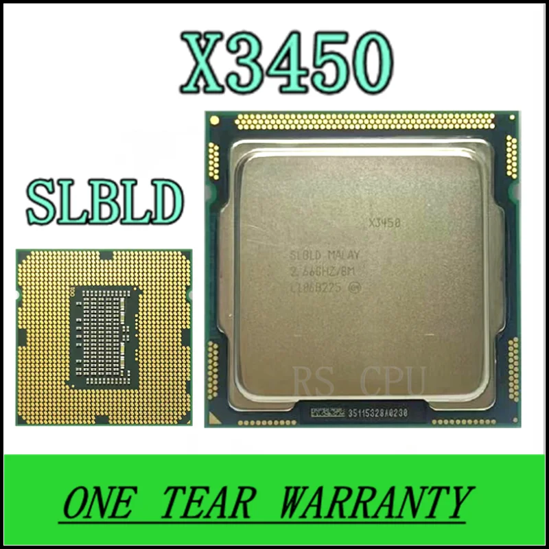 

X3450 SLBLD 2,667 ГГц четырехъядерный восьмипоточный 95 Вт ЦПУ процессор 8 Мб 95 Вт LGA 1156