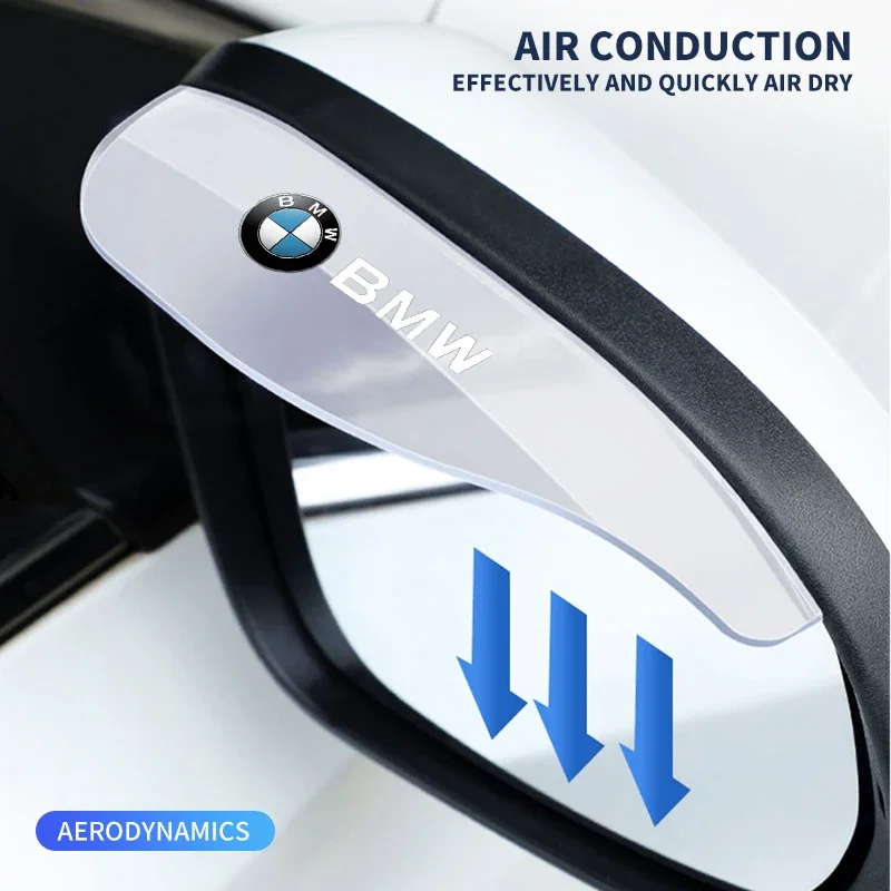 2 шт. прозрачные автозапчасти защита зеркала заднего вида козырек от дождя крышка