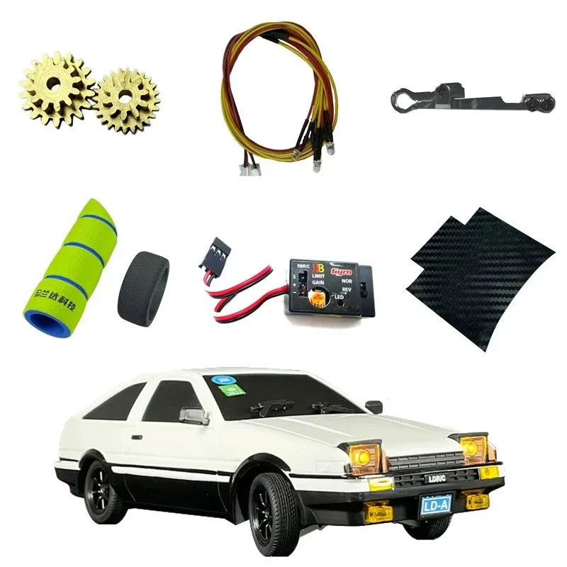 Радиоуправляемый автомобильный пульт дистанционного управления LD FC AE86 детали