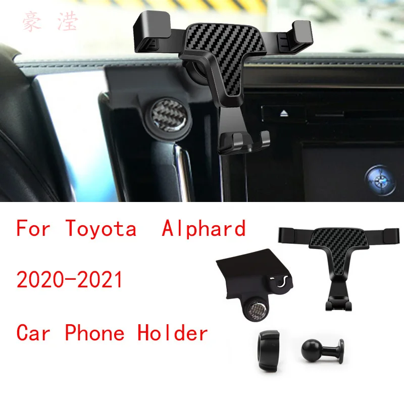 

Gravity Car Phone Holder For 2020-2021 Toyota Alphard Auto Interior Accessories Vent Mount Mobile CellPhone Stand GPS Bracket