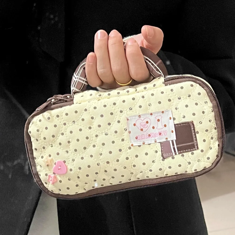 

Портативный пенал Ретро в горошек