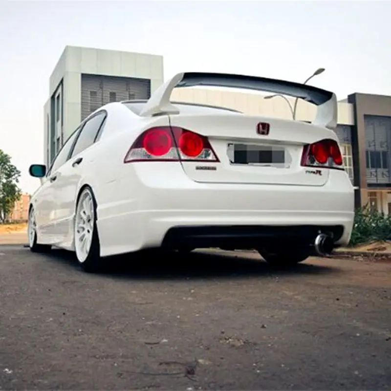 

Автомобильный Стайлинг, неокрашенный спойлер из АБС-пластика для заднего крыла грунтовки для Honda Civic FD2 2006 2007 2008 2009 2010 2011
