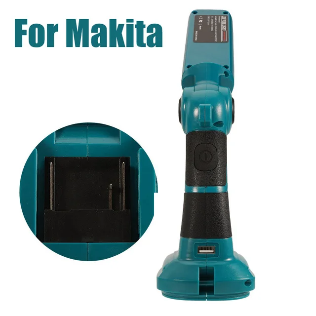 

12 Вт 14,4 В-18 в рабочий светильник для инструментов, светодиодный светильник для DEWALT, Makita, Bosch, Milwaukee, 18 в, литий-ионный аккумулятор, фонасветильник для наружного освещения