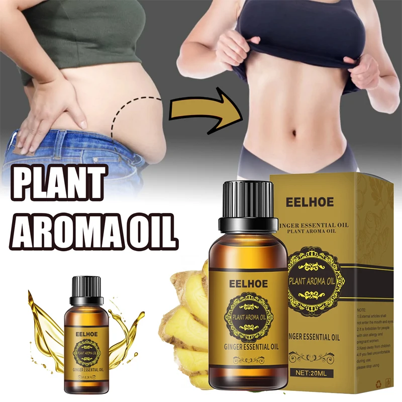 

Ginger Slimming Essential Oils Fast Lose Weight Products Fat BurnThin Leg Waist Slim Massage Oil Beauty Health Firm Body Care