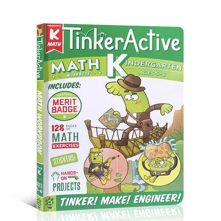 

Оригинальные популярные книги MiluMilu, Tinkeractive, учебники для детского сада, математическая окраска, английская активность, картина Booka
