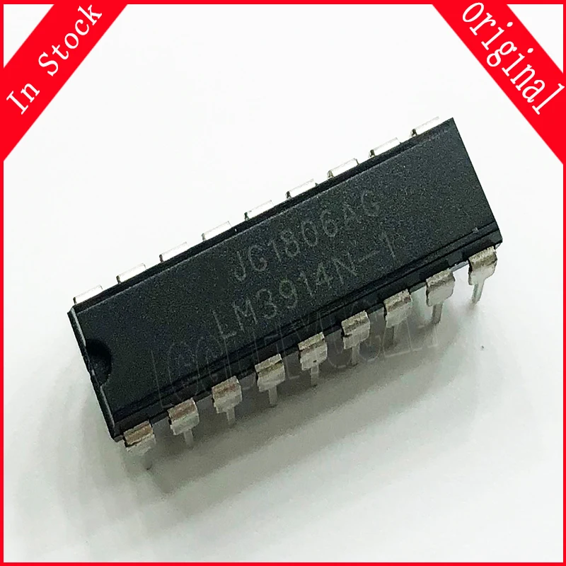 5 шт./партия, оригинальные фотообои LM3914 DIP-18 LM3914N DIP18