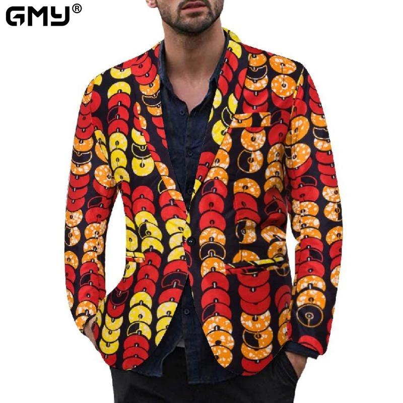 

Men Suits Print Clothing Oversize Casual Graffiti Blazers Men's Office Fashion Costum Suit Jacket Long Sleeve Blazer Drop Ship