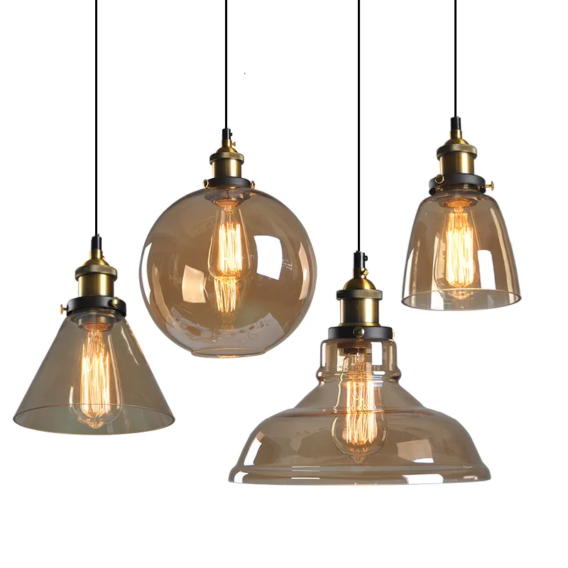 

Retro Industrial Style Edison Bulb Glass Chandelier Vintage Dining Room Chandelier Interior Lighting Living Room Decor