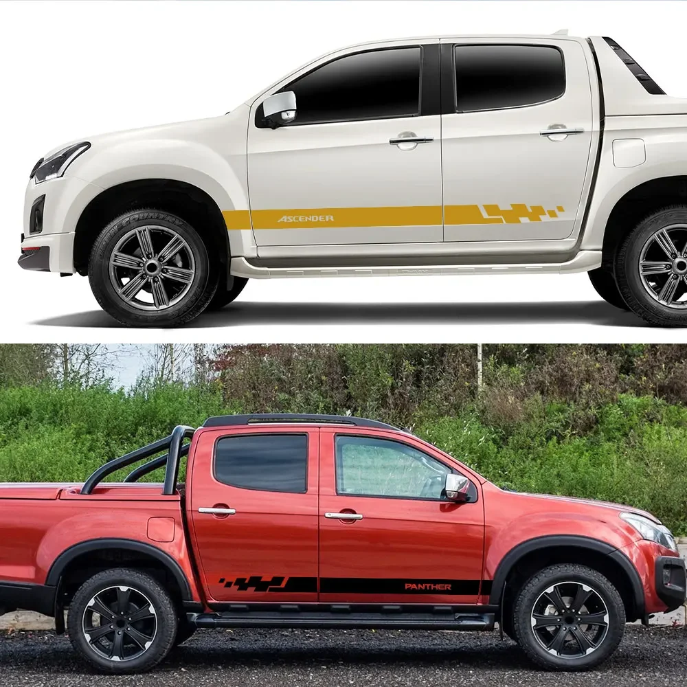 2 шт. виниловые наклейки на двери автомобиля