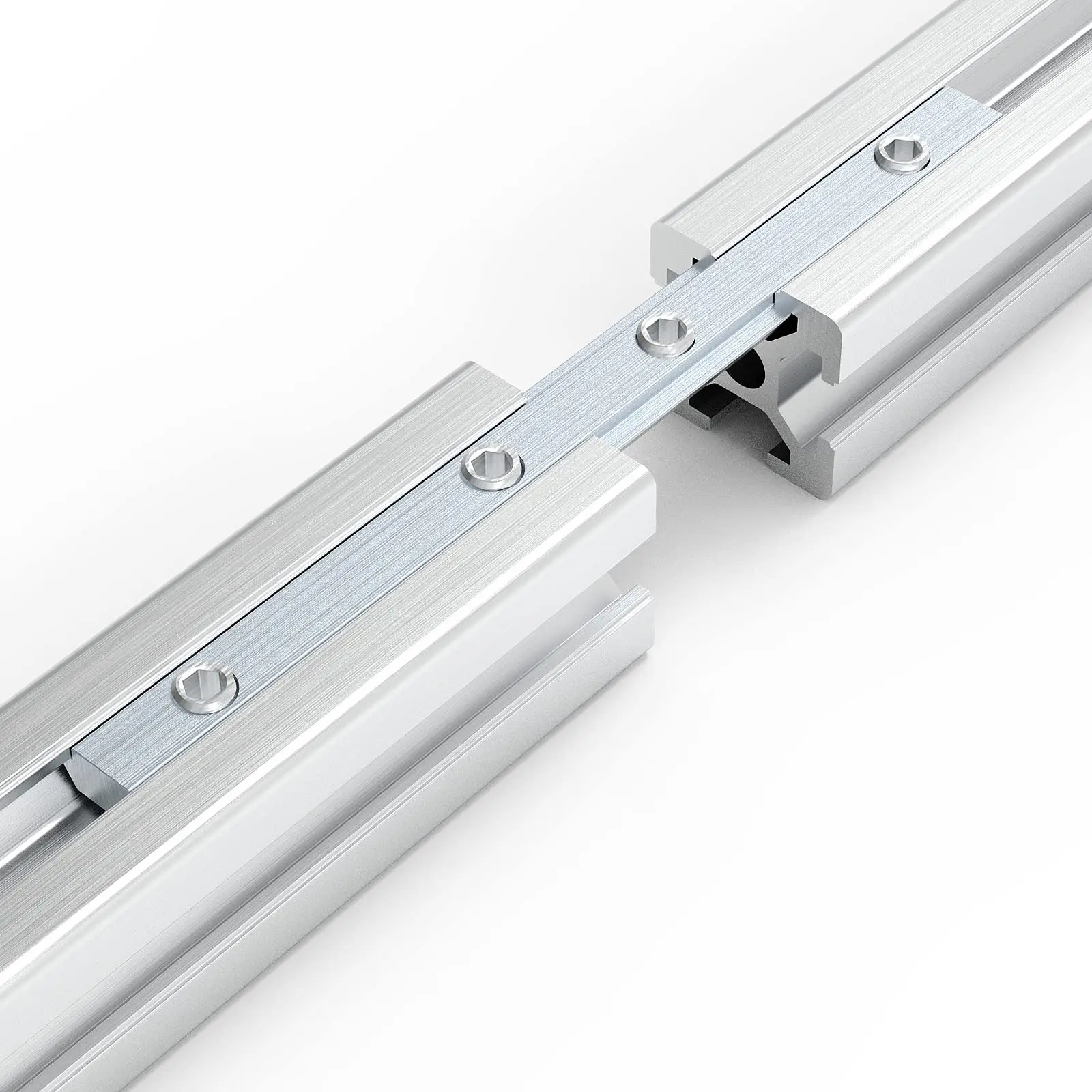 Прямой коннектор алюминиевый профиль европейского стандарта Соединительный