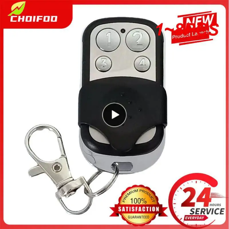 

1~8PCS 433MHz Remote Control 4CH Key Copy Duplicator for Car Key Electric Gate Garage Door Cloning for CAME Remotes