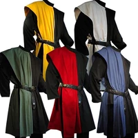 mens medieval tabard sleeveless vest renaissance costume knight long shirt performance dresstv movie costumes