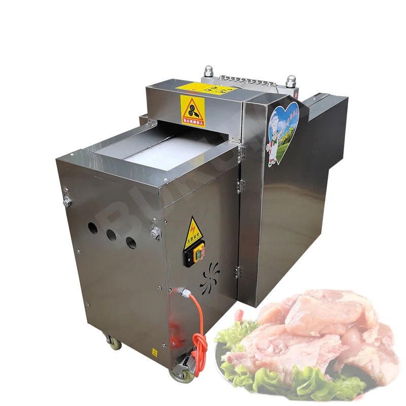 

Meat Cutter Commercial Chicken Chop Equipment Automatic Bone Cutting Machine Duck Food Processing High Power Kitchen Appliance