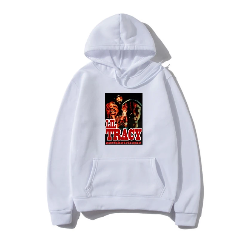

Lil Tracy Gbc Gothboiclique Outerwear Autumn S-2Xl Black Color Summer Style Hoody