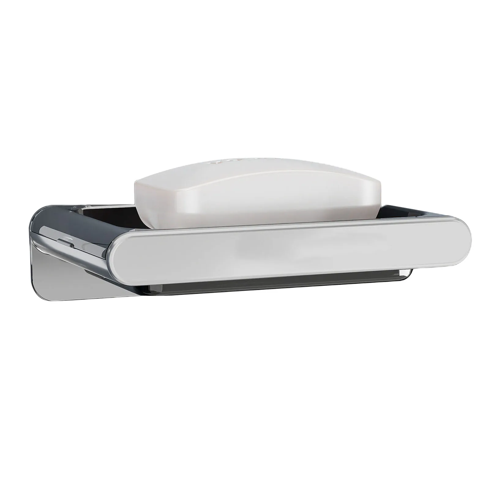 

ABS Soaps Dish Non-Slip Self-Draining Soaps Holder For Kitchen Bathroom