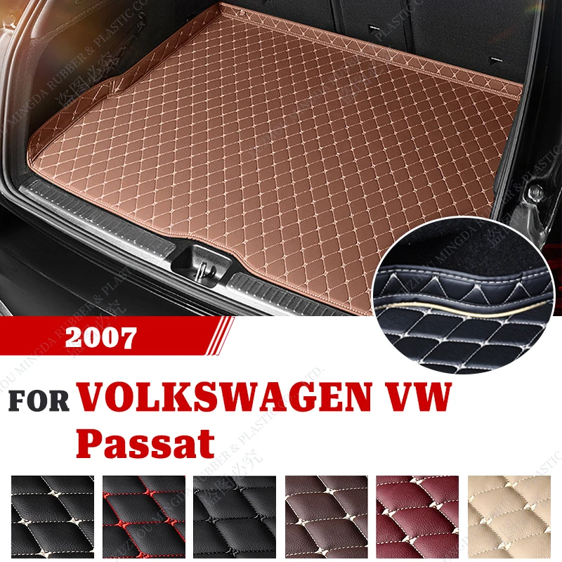 

High Side Waterproof Car Trunk Mat For VOLKSWAGEN VW Passat 2007 Custom Car Accessories Auto Interior Decoration