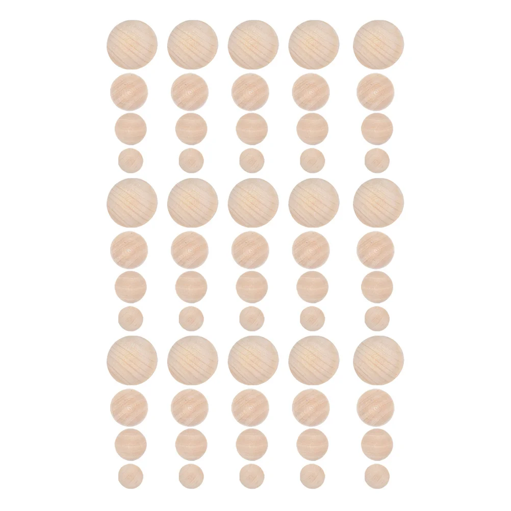 

60pcs Unfinished Balls Practical Balls Round Beads