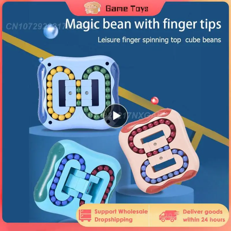 

Relieve Stress Rotating Bean Intelligence Creative Decompression Educational Learning Mini Puzzle Brain Toy