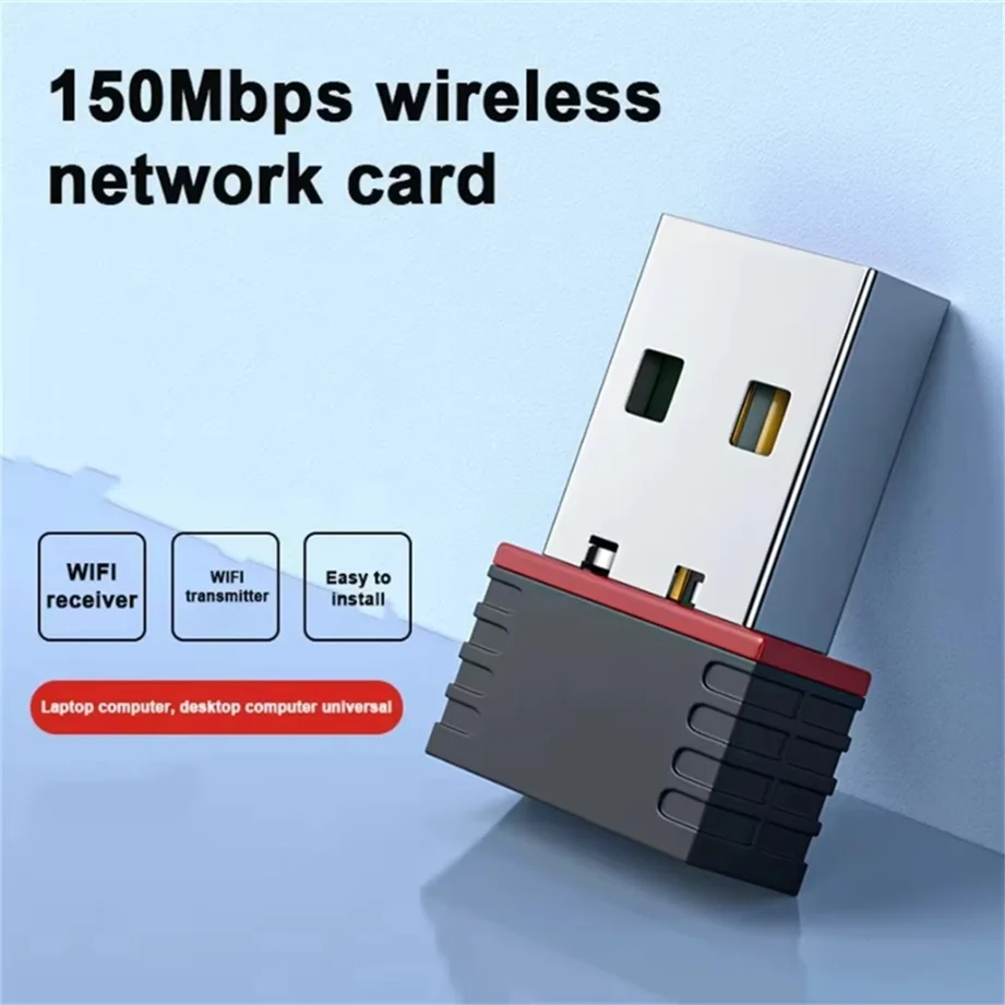 Фото RTL8188 150 Мбит/с USB Wi-Fi адаптер Dongle 802.11 n/g/b адаптер беспроводной сетевой карты Wi-Fi ключ для настольного ноутбука ПК Windows №3