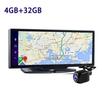 android car dvr with dashboard android 8 1 gps wifi 1080p fhd 4g dash camera car review mirror dashcam recorder
