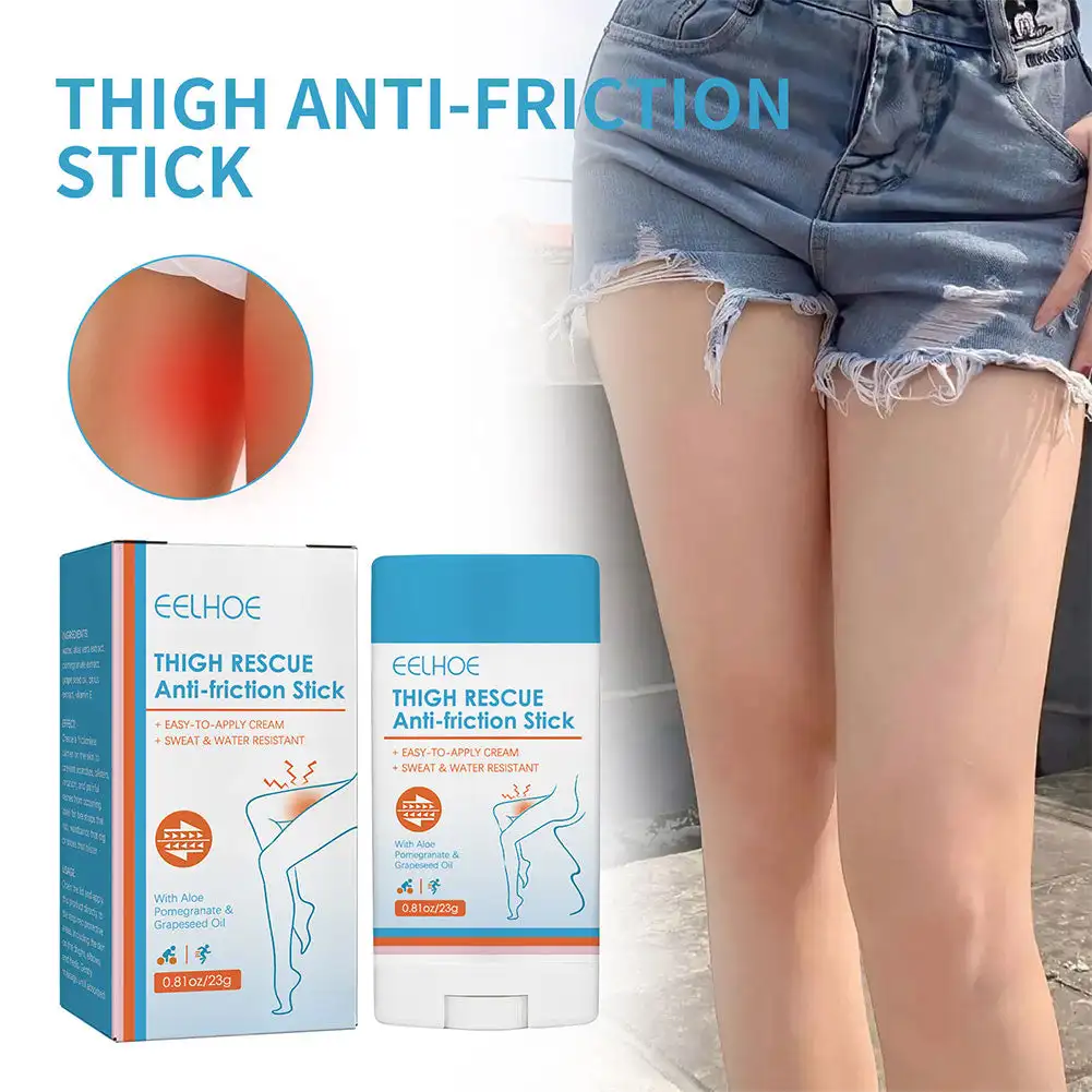 

Anti Chafing Balm Anti Chafe Stick Inner Thigh Anti Friction Exercise Prevent Rubbing Raw Skin Irritation for Arm Chest Butt Leg