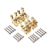 4pcs brass front rear axle link mounts shock mounts for axial rbx10 ryft 110 rc crawler car upgrade parts