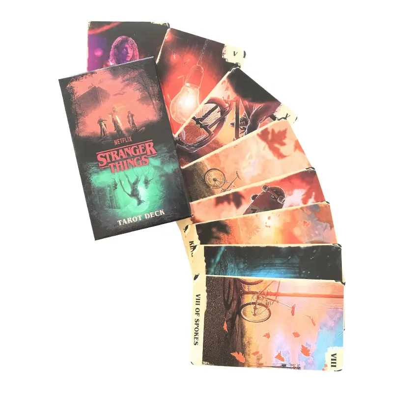 

Stranger Things Tarot Card Paper Card Game Entertainment Fate Divination Card Tarot And A Variety Of Tarot Options PDF Guide