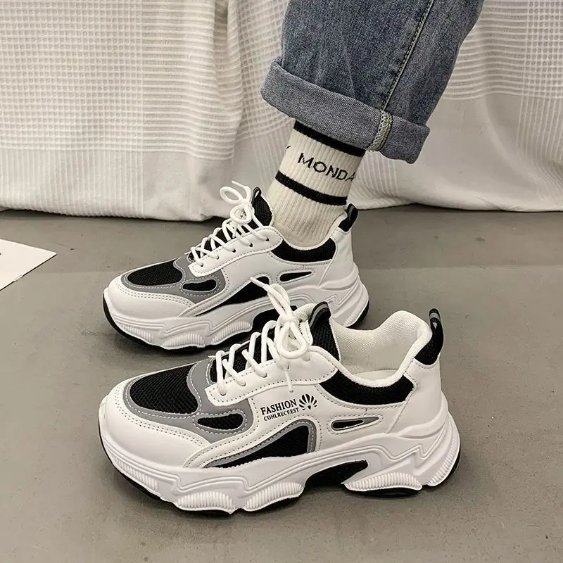 

Dad Shoes Women's Thick Bottom Fleece-Lined All-Matching Casual Sports Shoes