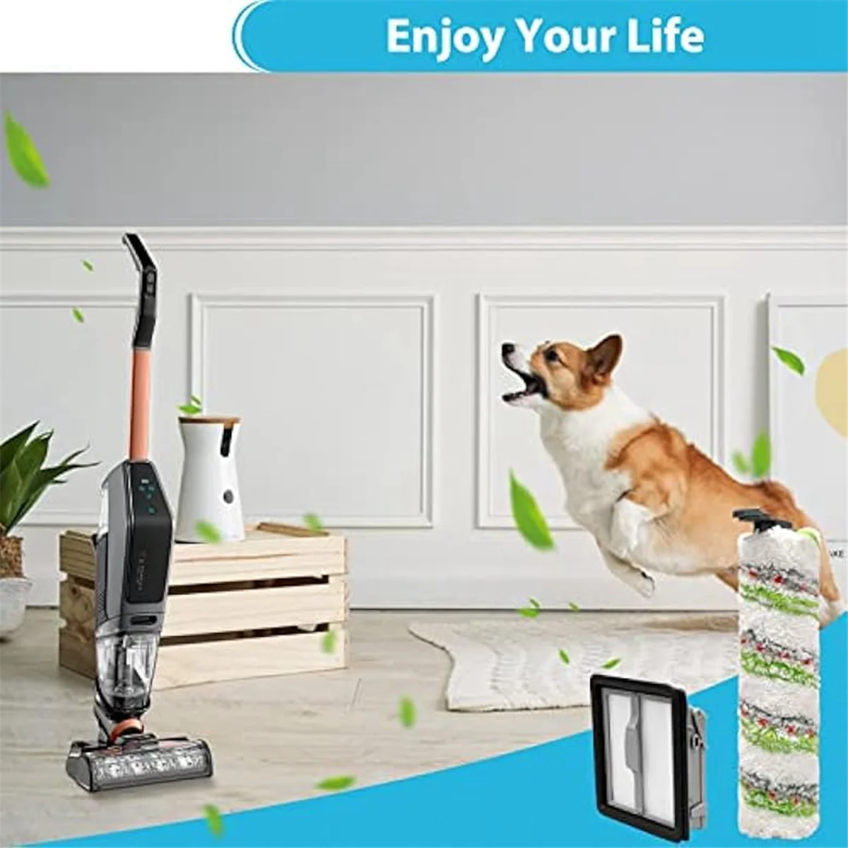 Комплект щеточного роликового фильтра для пылесоса Bissell X7 Crosswave Pet Pro 3279 3277 3011 3055