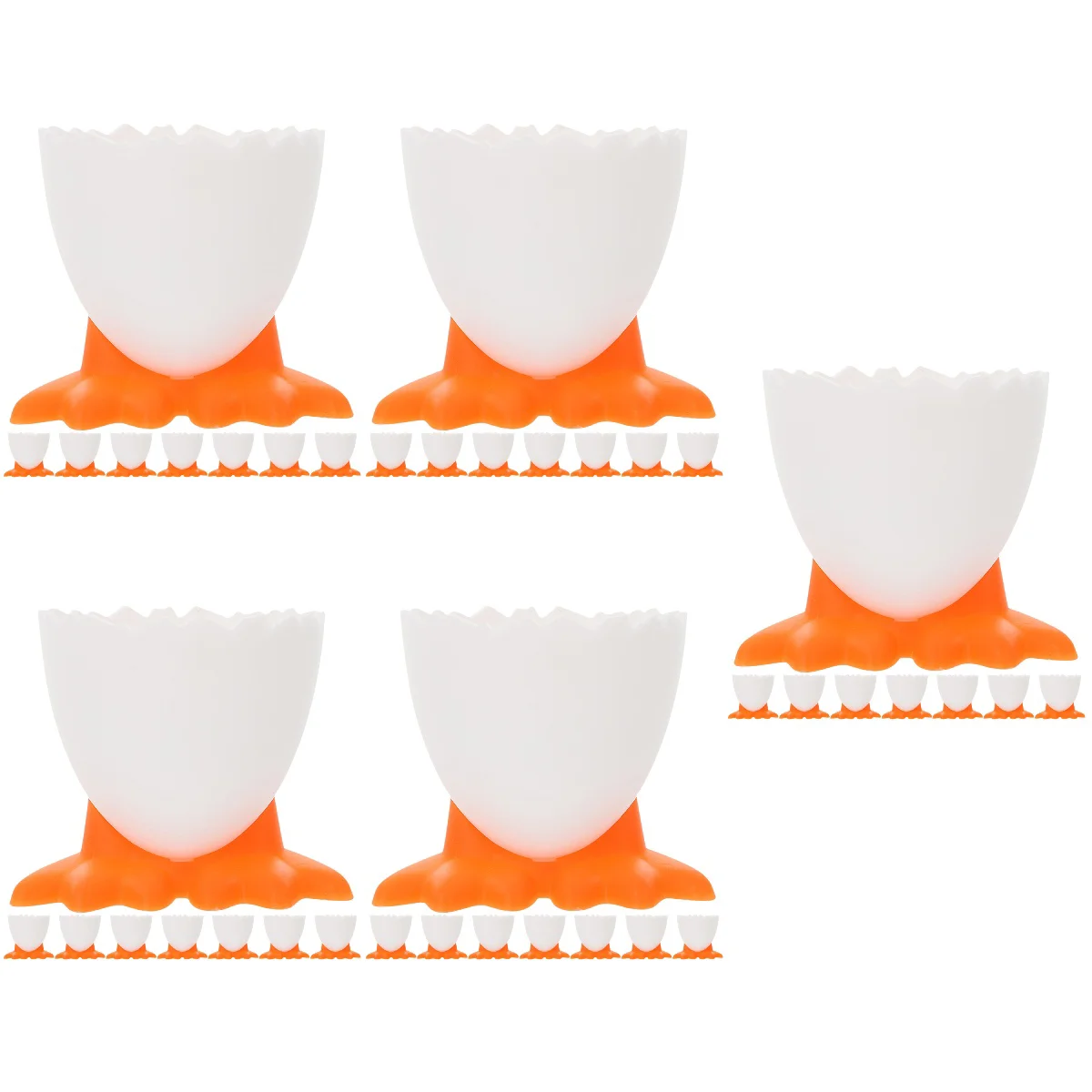 

Egg Cups Holder Cup Boiled Easter Breakfast Holders Cute Stand Supporter Eggs Soft Cartoon Simple Supporting Storage Rack Kids