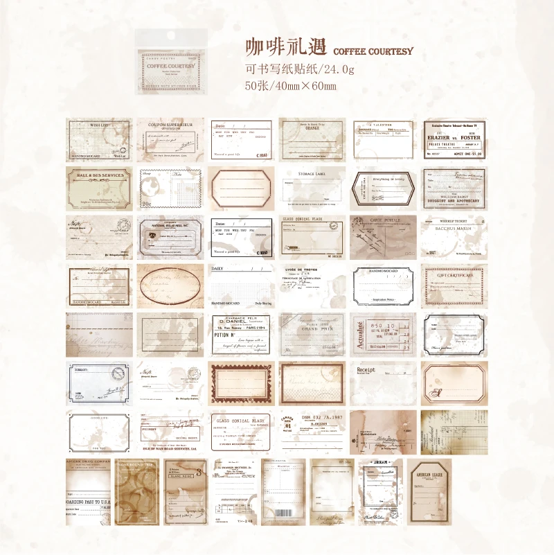 

Набор из 50 стикеров для планирования и коллажей