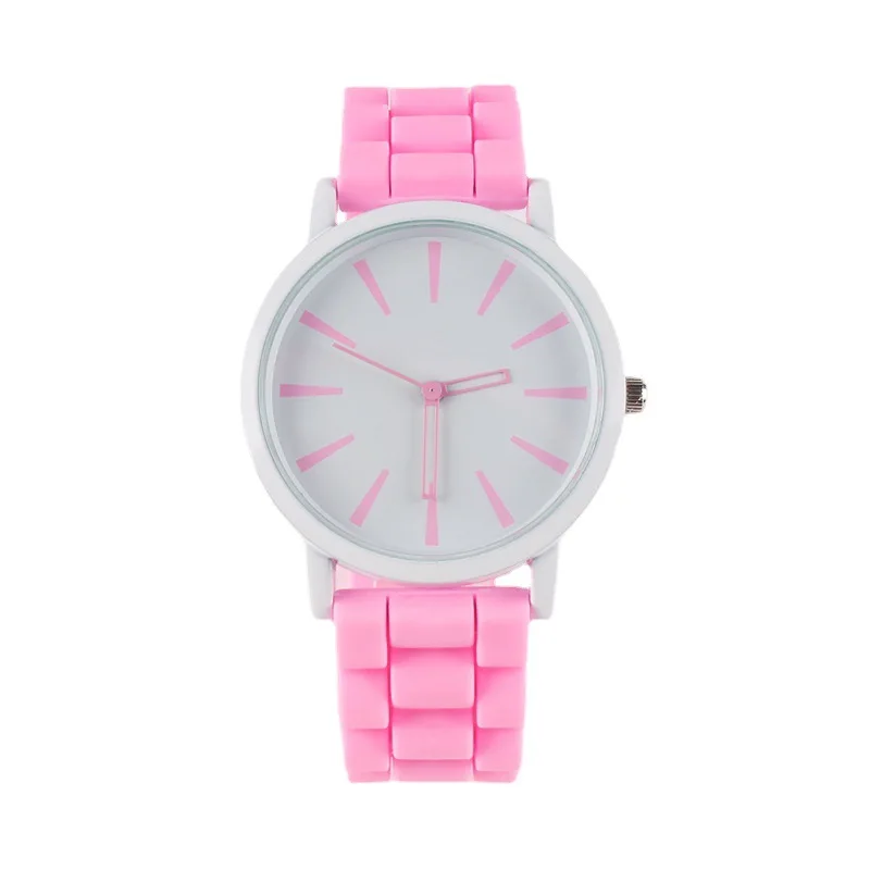 

Simple Silicone Watches For Women Minimalist Casual Pink Wrist Watch For children cute Elegant Watches kids' Watch Reloj Mujer