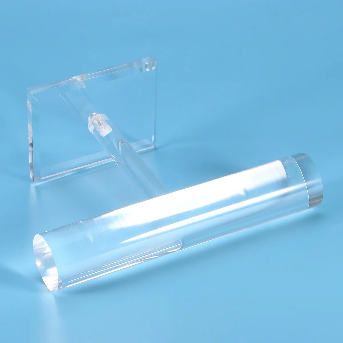 

Portable Clear Solid Acrylic Single Layer Jewelry Bracelet Bangle Watch Desktop Display Stand Rack Holder Organizer