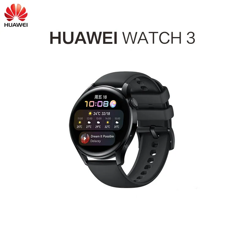 

HUAWEI WATCH 3 Smartwatch eSIM Cellular Calling Built-in GPS Smart Watch 14 Days Battery Life All-Day Health Monitoring