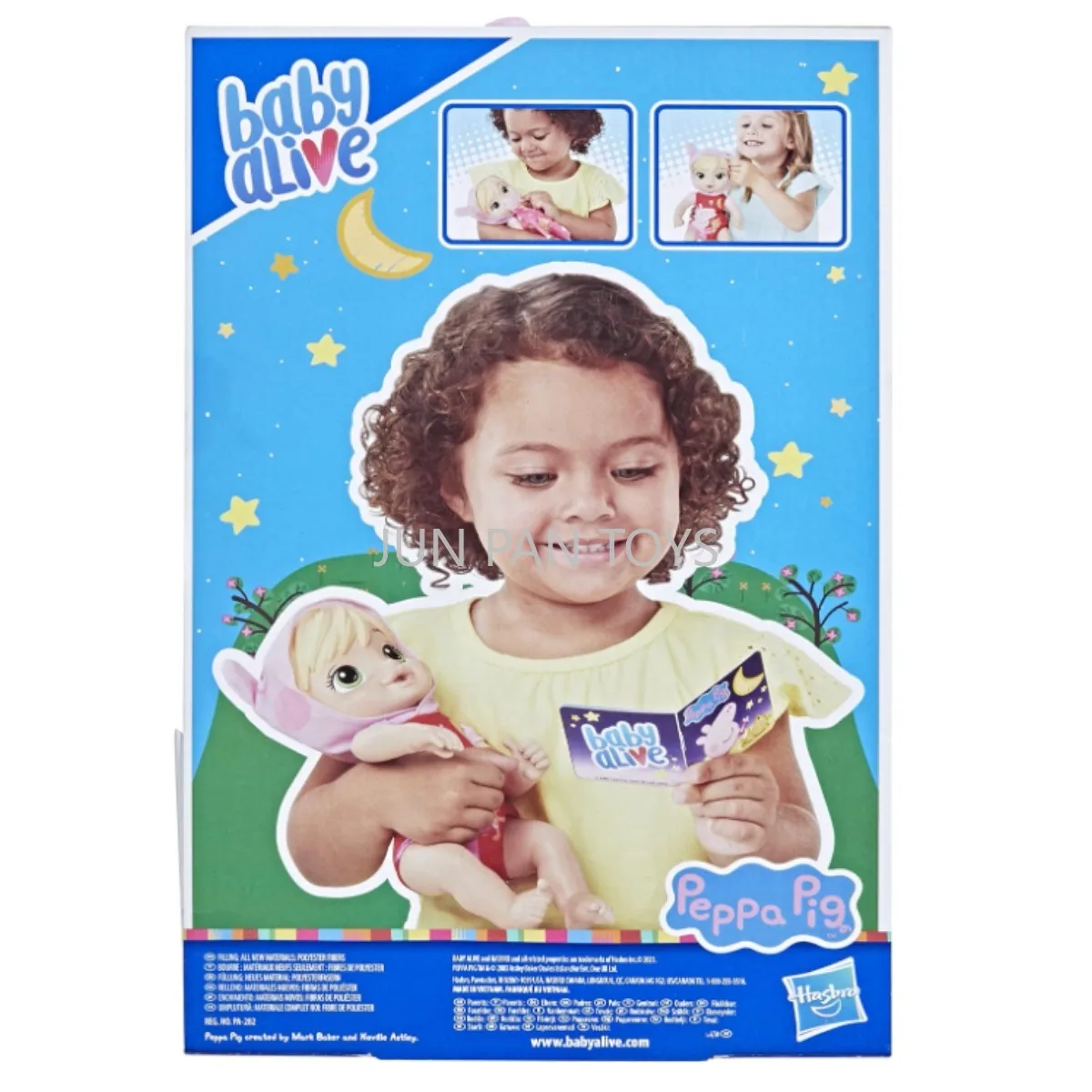 Фото Оригинальная коллекционная кукла Hasbro Baby Alive Glam Spa Baby Good Night Peppa Pig Dino Cuties Unicorn с мягким телом, светлыми волосами, детская игрушка №2