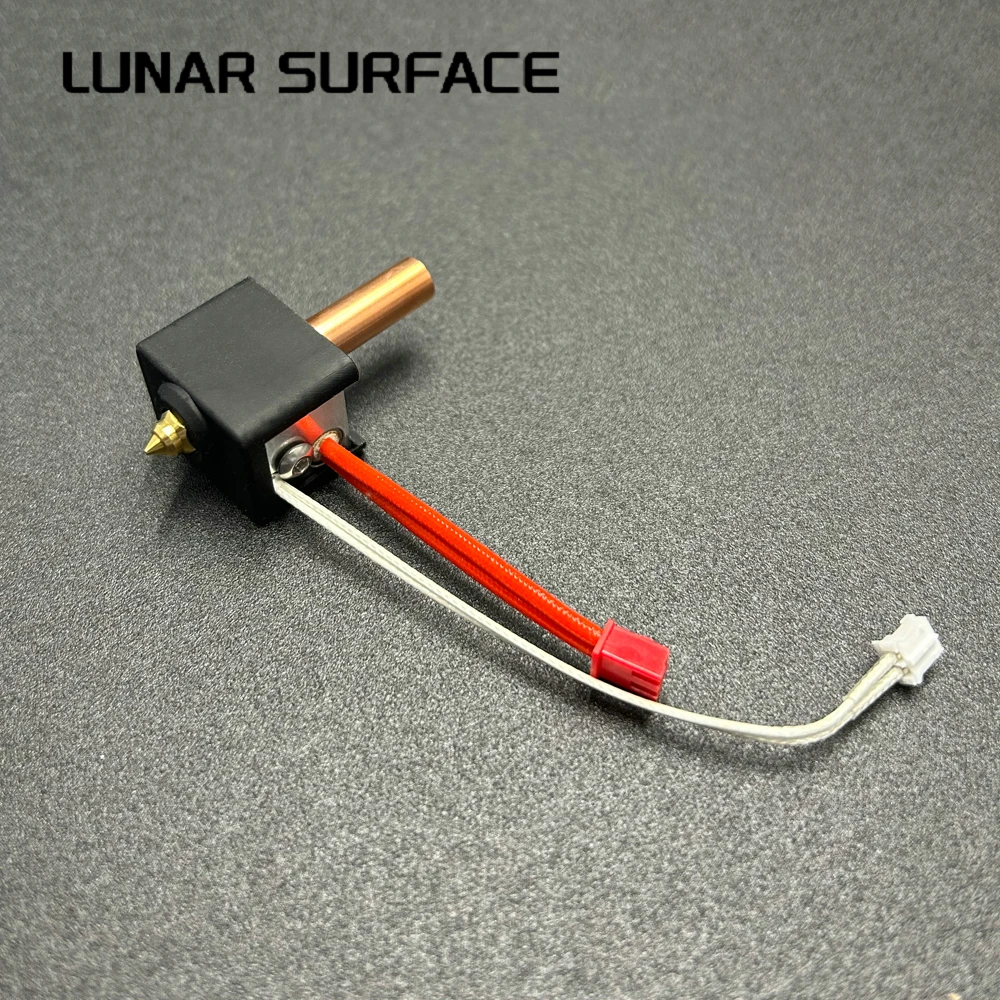 Фото Детали для принтера LS-3D Elegoo Нептун 4 /Pro Hotend Kit 24 в 50 Вт обновленный биметаллический тепловой разрыв нагревательный блок картридж нагревательный стержень №5