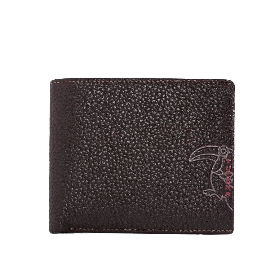 Мужской кошелек TUCANO из натуральной кожи короткий тонкий мужской двойного