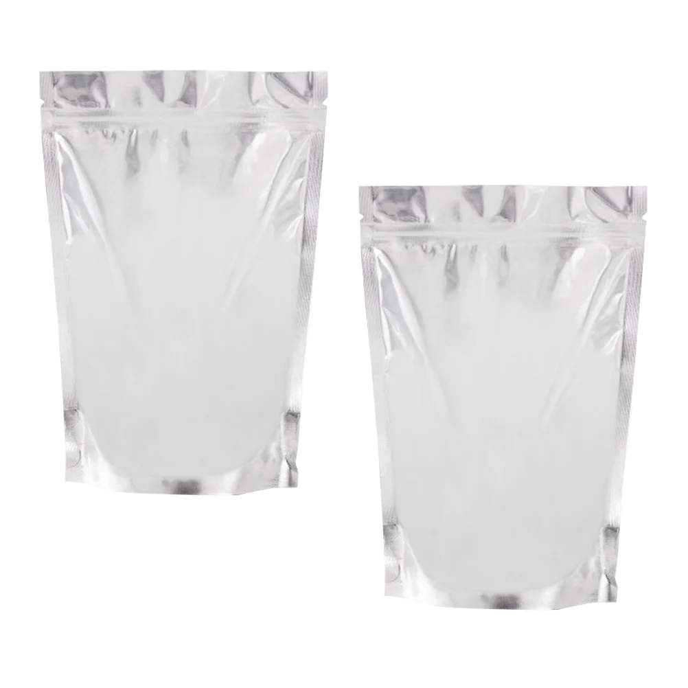 100 шт. безопасные для пищевых продуктов сумки хранения на молнии многоразовые