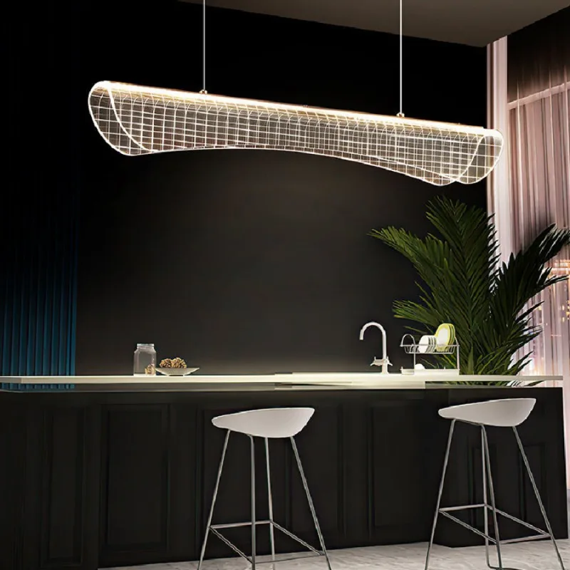 

Chandeliers LED restaurant modern simple living room Lighting suspendeding guide pendant lamp Nordic creative art ceiling Lights