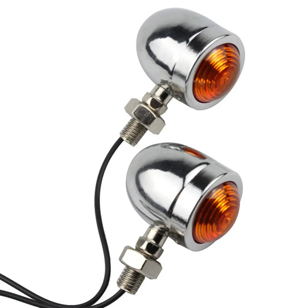

Универсальный хромированный сигнал поворота для мотоцикла или велосипеда