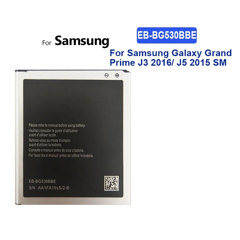 Аккумулятор EB-BG530CBE EB-BG531BBE для Samsung Galaxy Grand J3 2016 J320F J2 Prime G5308W G530 G530H G531F J5