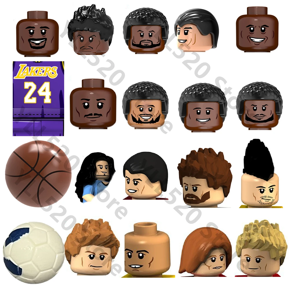 

Basketball football Sports Star Series Characters Kobe Bryant mini Action Figure Building Blocks Kids Toys For Christmas Gifts